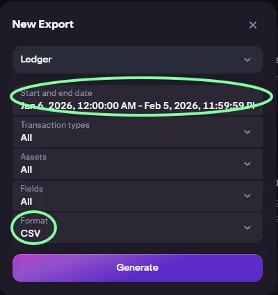 Paso 3c: Fechas y formato CSV