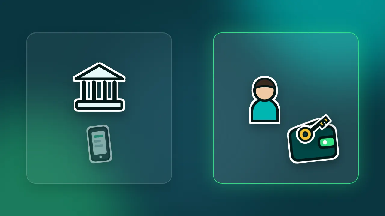 Confronto: su un exchange la chiave ce l’ha la società e tu vedi un saldo; in autocustodia la chiave ce l’hai tu