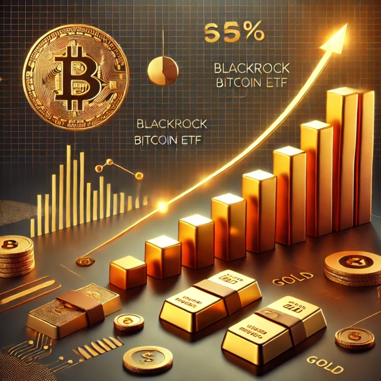 El ETF de Bitcoin de BlackRock supera al de oro en activos: Un nuevo hito financiero en 2024