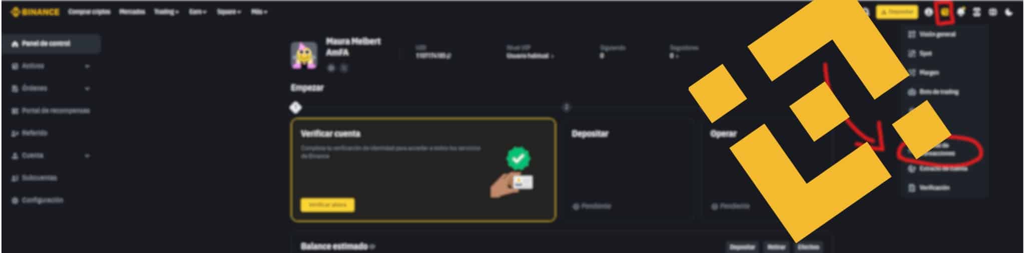Guía actualizada extracción histórico Binance